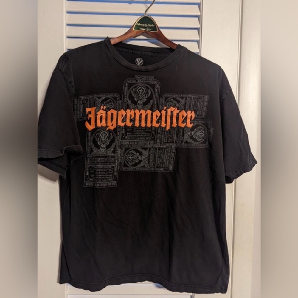 Jagermeister Black T-Shirt, Men's Size XL